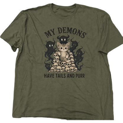 Tails and Purr skull cat T-Shirt