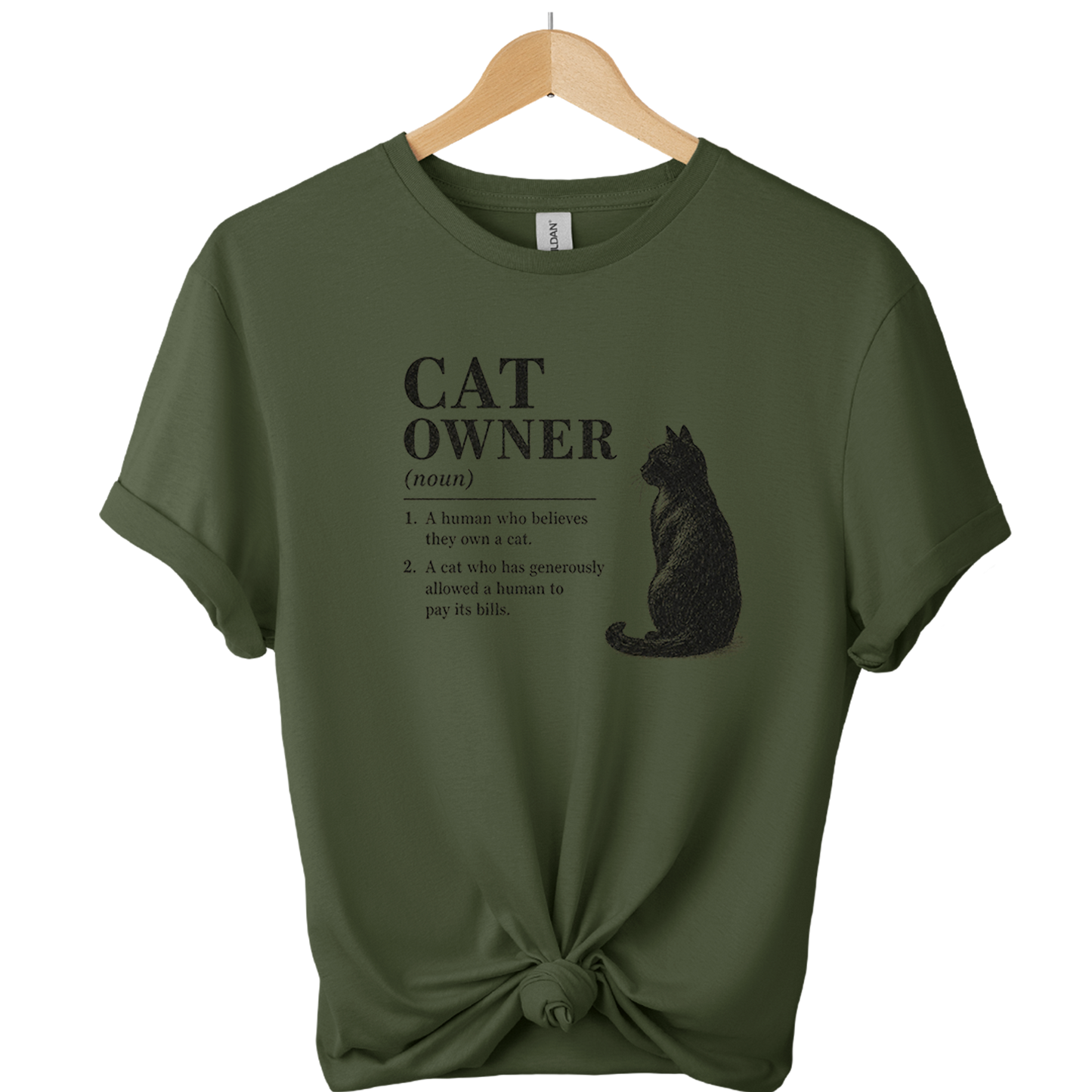 Cat Owner Dictionary Definition T-Shirt