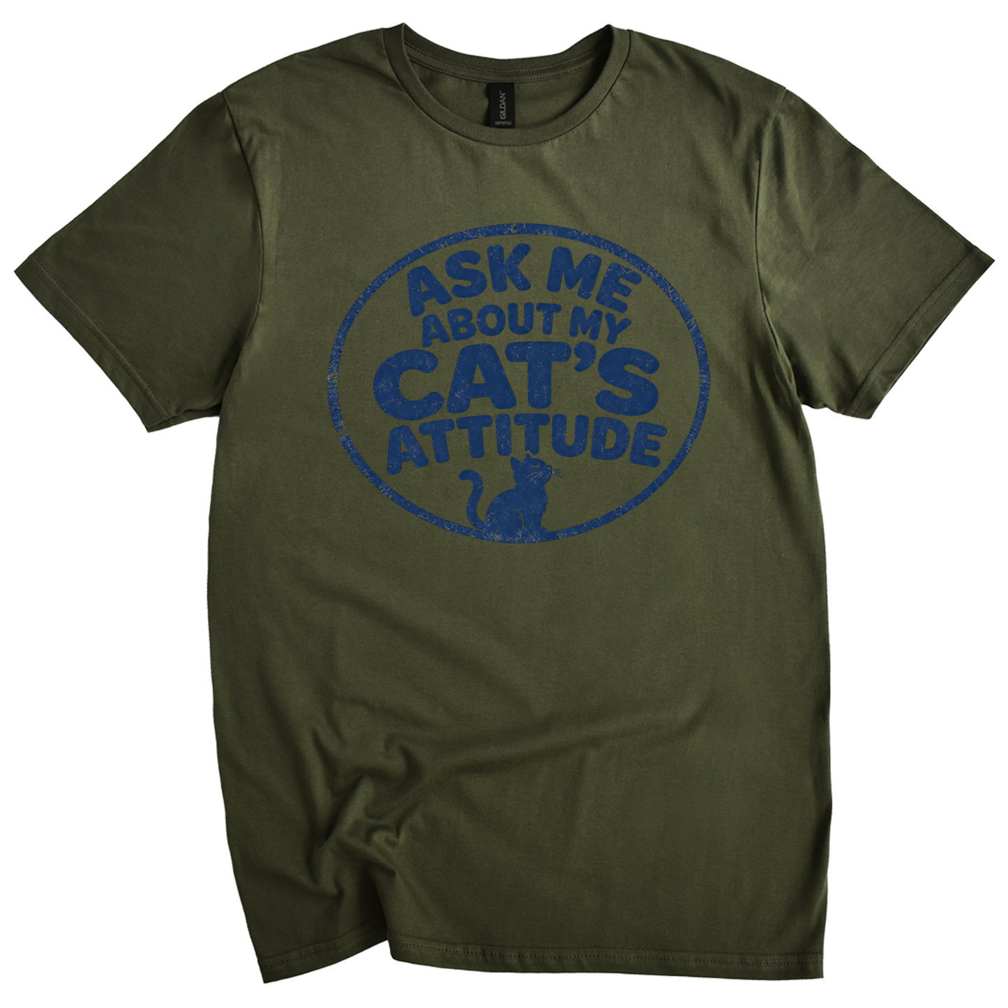 Ask Me About My Cat's Attitude T-Shirt
