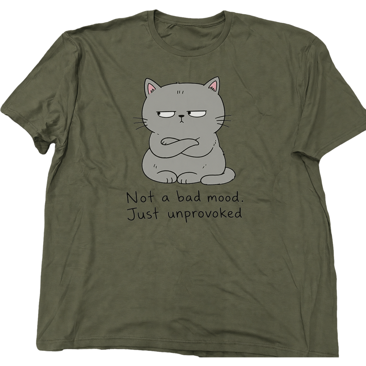 Not A Bad Mood cat T-Shirt