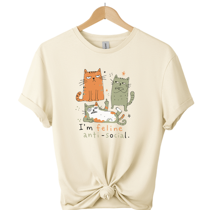 I'm Feline Anti-Social Cat T-Shirt