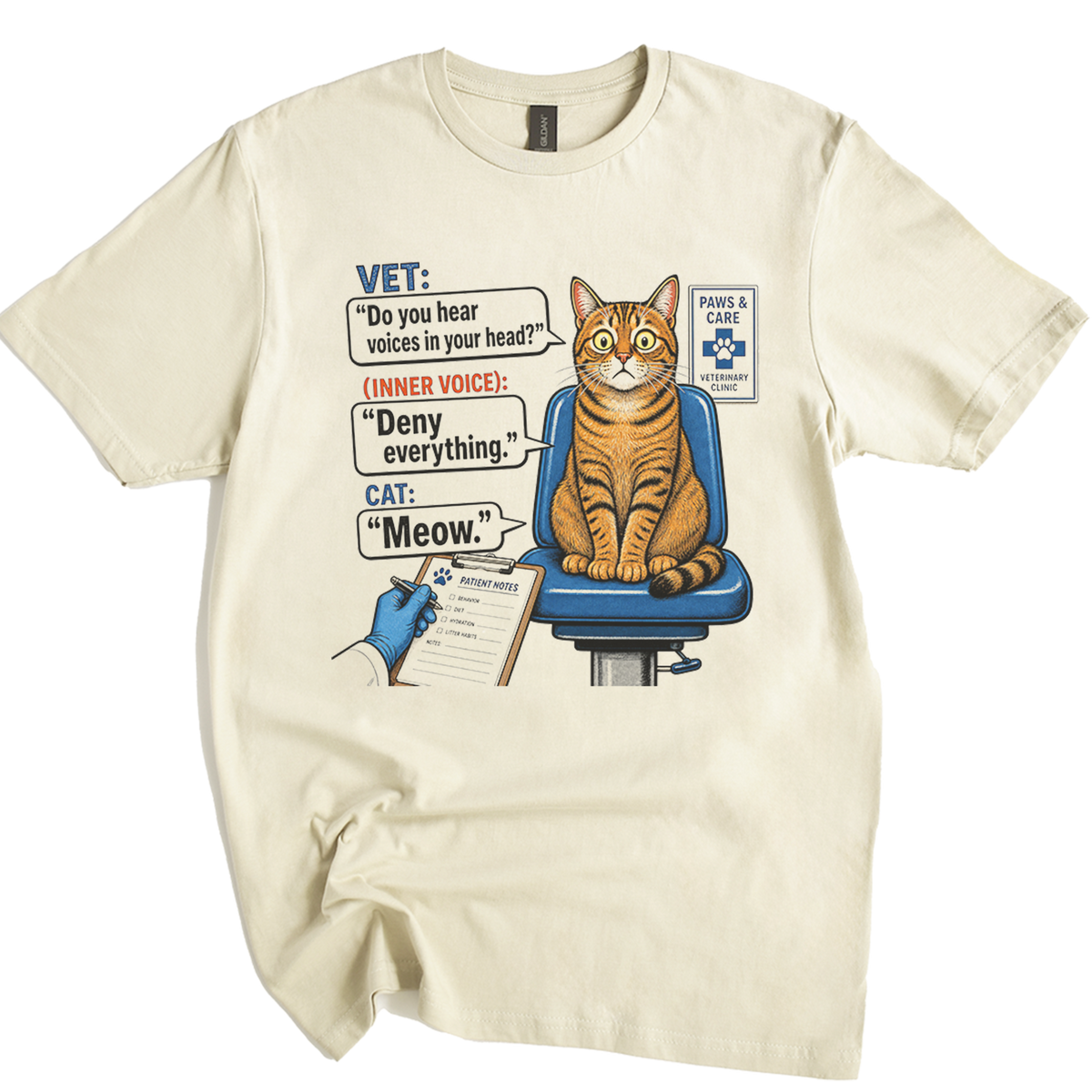 Inner Voice / Deny Everything cat-Shirt