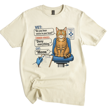 Inner Voice / Deny Everything cat-Shirt
