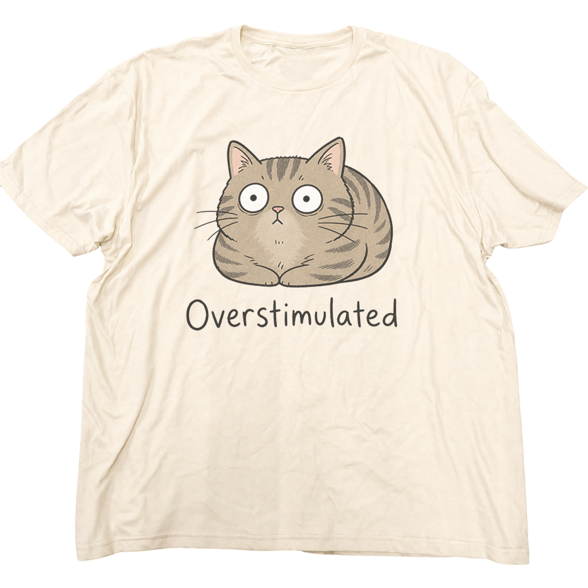 Overstimulated Cat T-Shirts