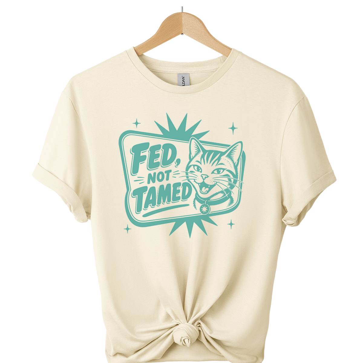 Fed Not Tamed Cat T-Shirt
