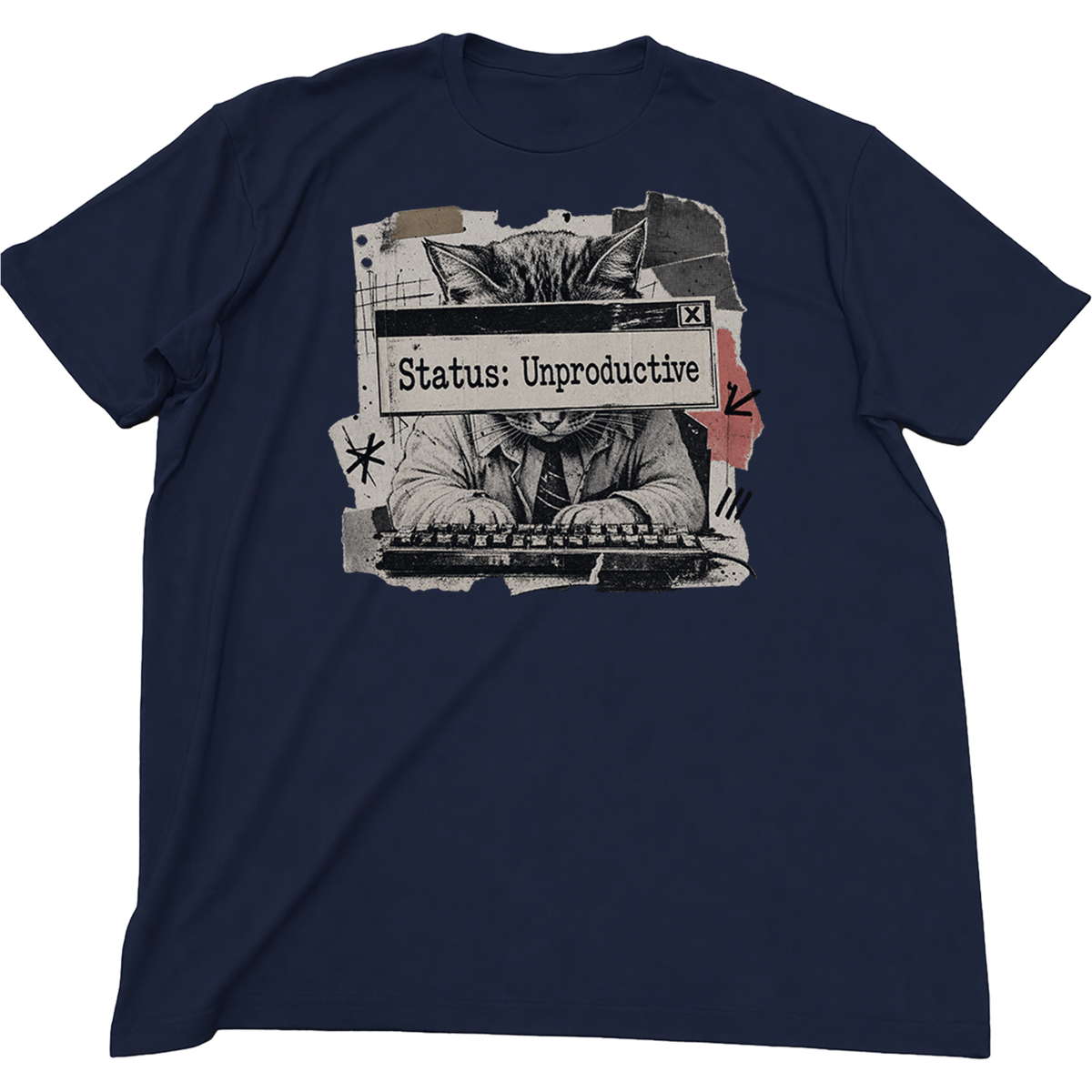 Unproductive Cat T-Shirt