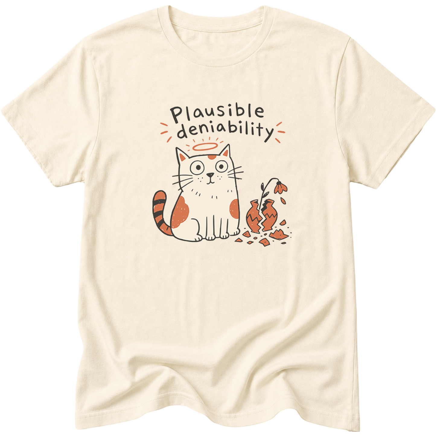 Plausible Deniability Cat T-shirt
