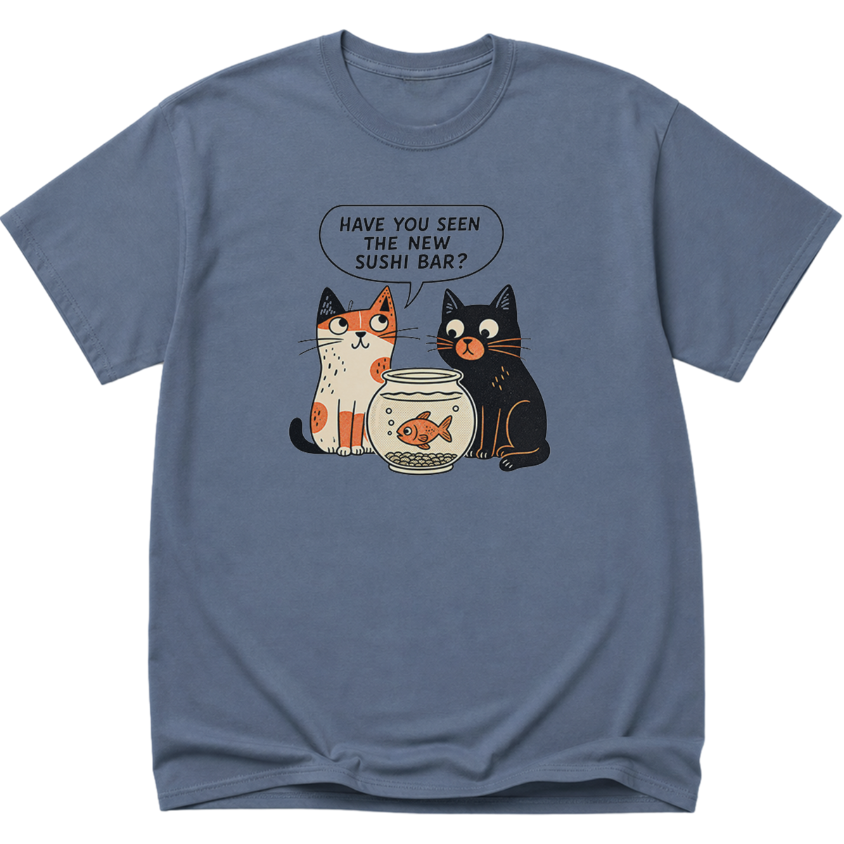 Have You Seen The New Sushi Bar Cat T-Shirt