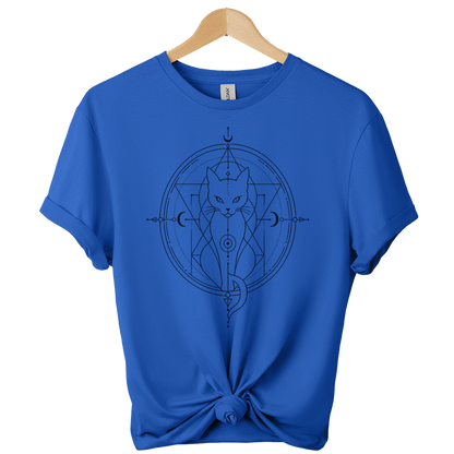Sacred Geometry Cat T-Shirt