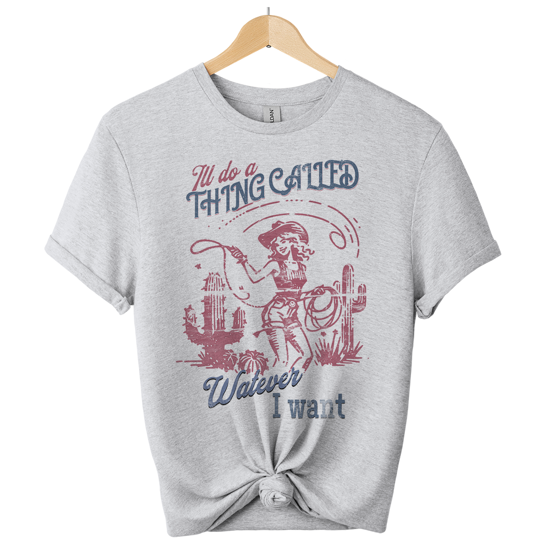 ill do whatever i want Vintage 50s Cowgirl T-Shirt