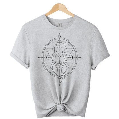 Sacred Geometry Cat T-Shirt