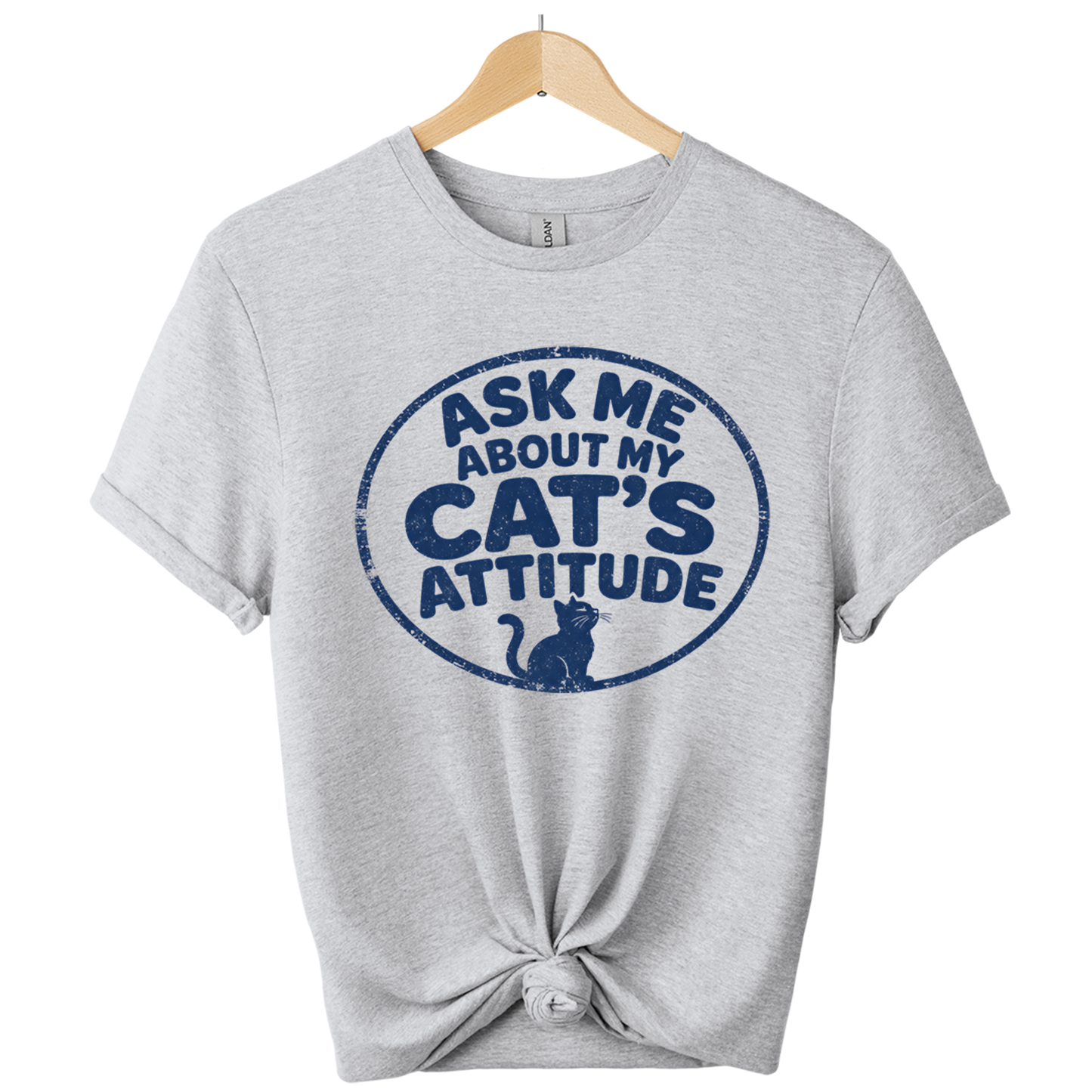 Ask Me About My Cat's Attitude T-Shirt