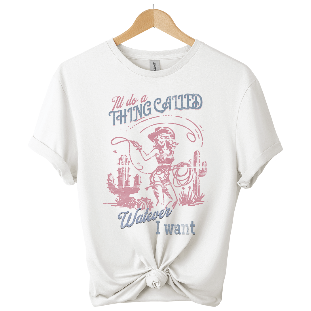 ill do whatever i want Vintage 50s Cowgirl T-Shirt