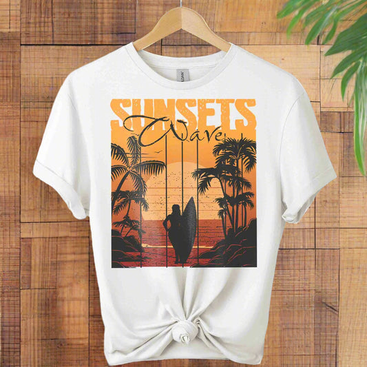 Sunset waves T-Shirt