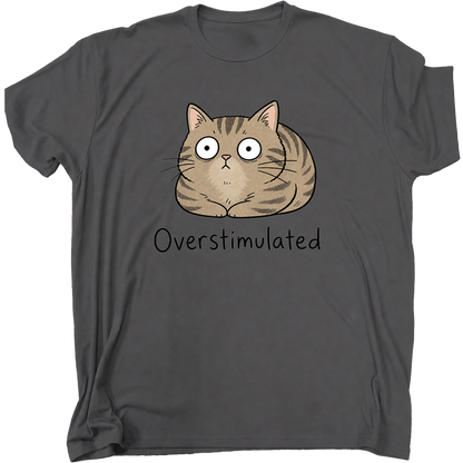 Overstimulated Cat T-Shirts