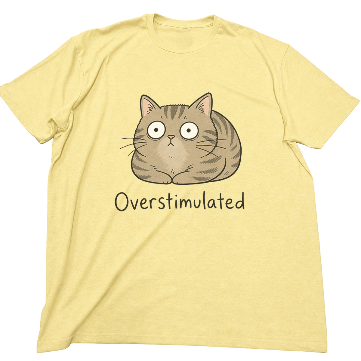 Overstimulated Cat T-Shirts