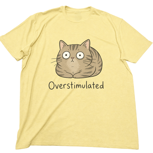 Overstimulated Cat T-Shirts