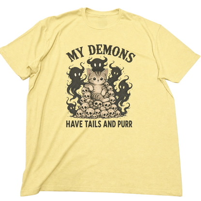 Tails and Purr skull cat T-Shirt