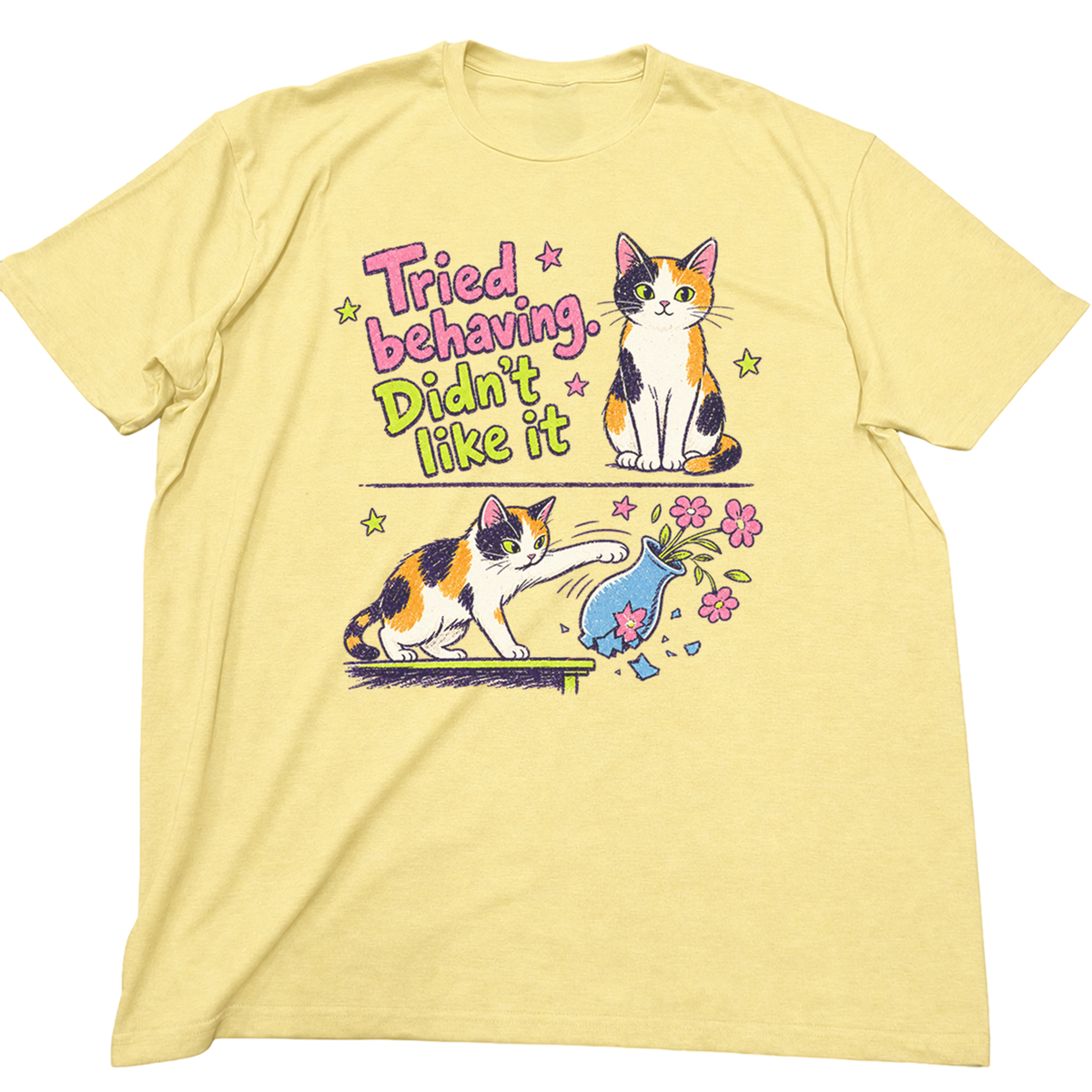 Tried Behaving Didn't Like It Cat T-Shirt