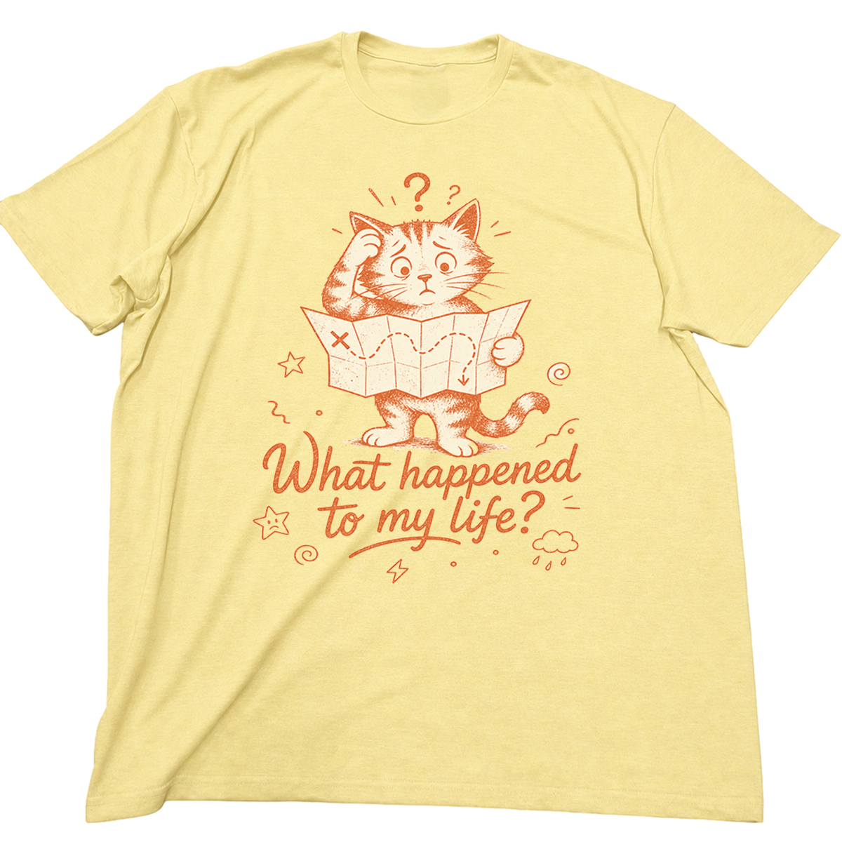 What Happened To My Life Cat T-Shirt
