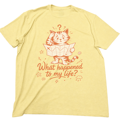 What Happened To My Life Cat T-Shirt
