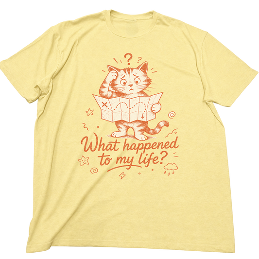 What Happened To My Life Cat T-Shirt
