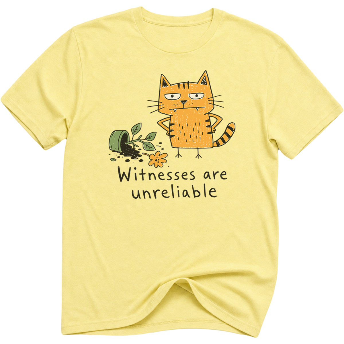 Witnesses Are Unreliable Cat T-Shirt