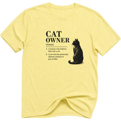 Cat Owner Dictionary Definition T-Shirt