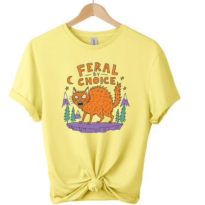 Feral By Choice Cat T-Shirt