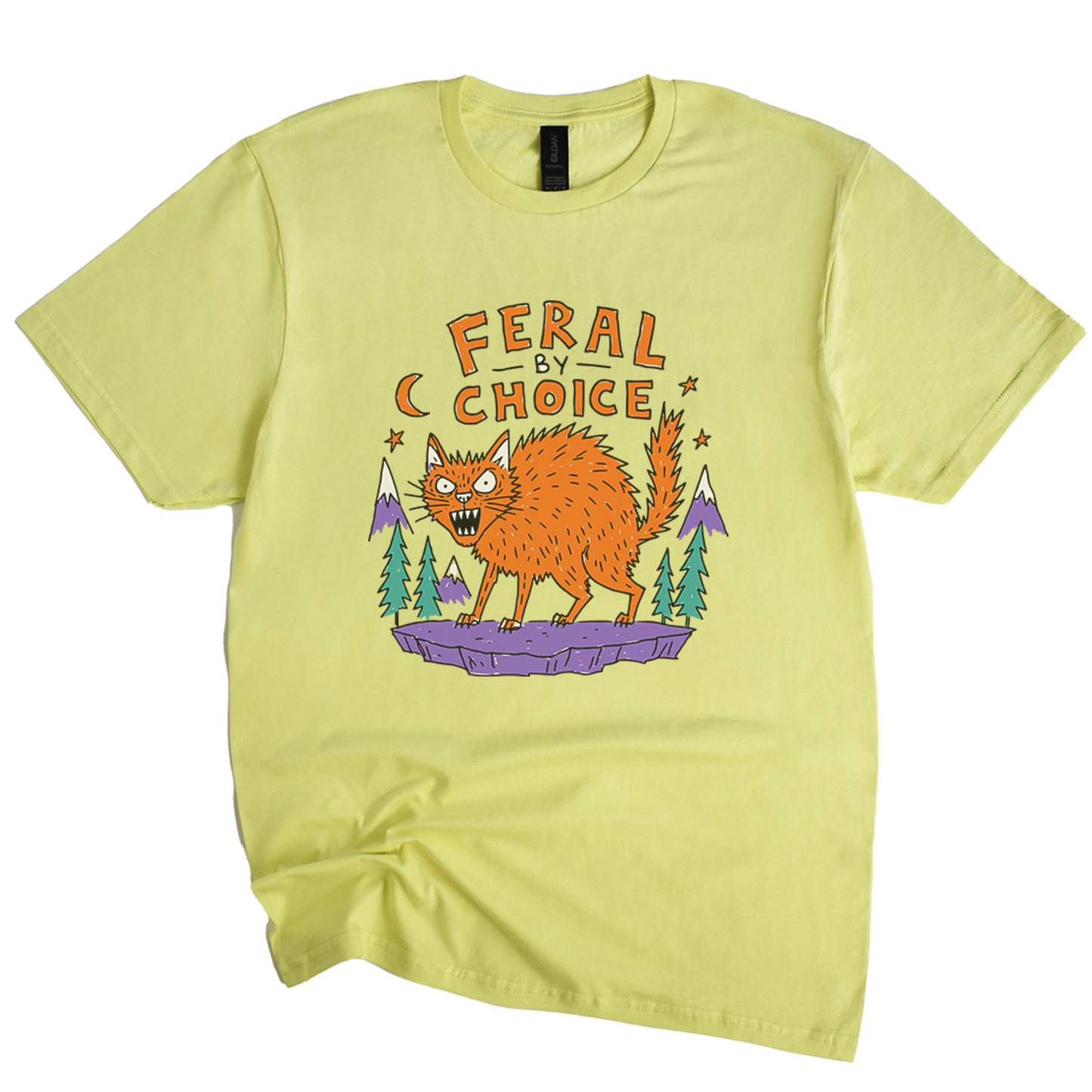 Feral By Choice Cat T-Shirt