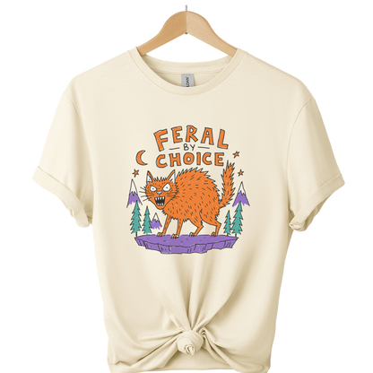 Feral By Choice Cat T-Shirt