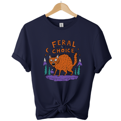 Feral By Choice Cat T-Shirt