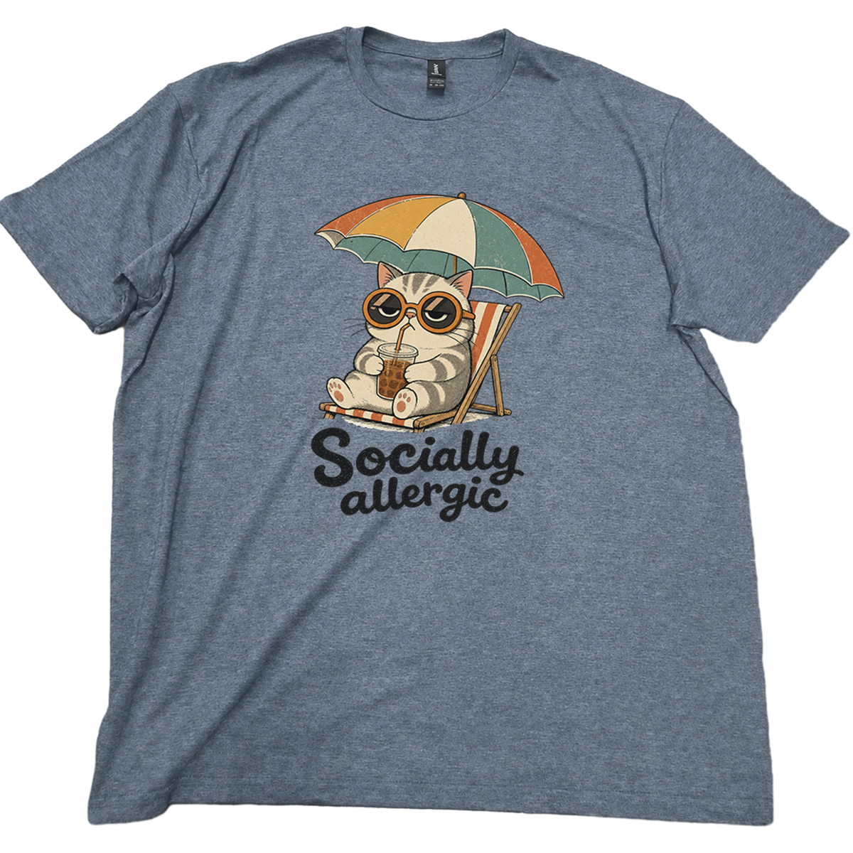Socially Allergic Cat Shirt