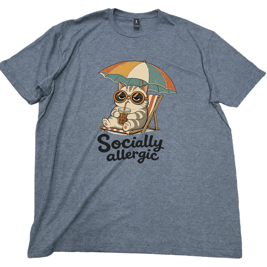 Socially Allergic Cat Shirt