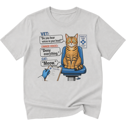 Inner Voice / Deny Everything cat-Shirt