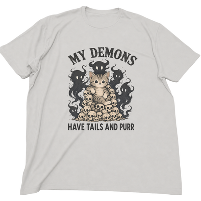 Tails and Purr skull cat T-Shirt