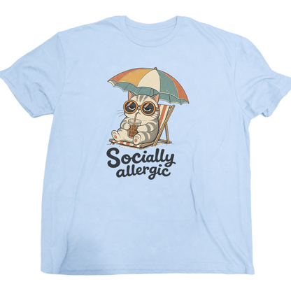 Socially Allergic Cat Shirt
