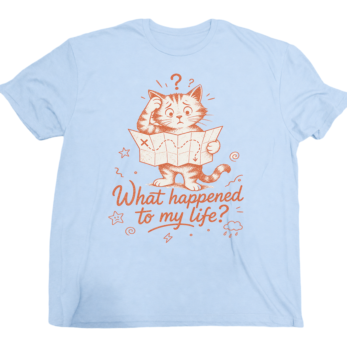 What Happened To My Life Cat T-Shirt