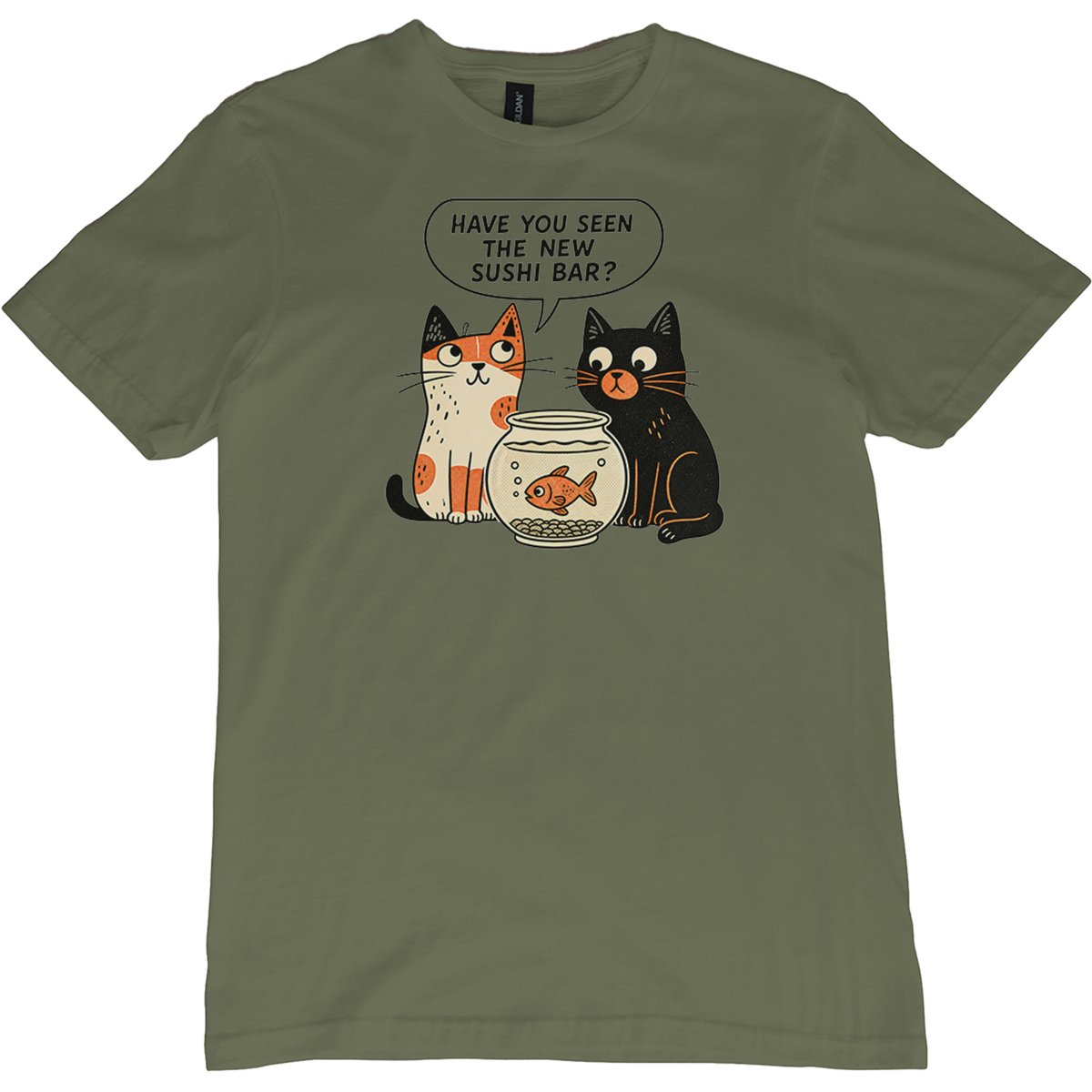 Have You Seen The New Sushi Bar Cat T-Shirt