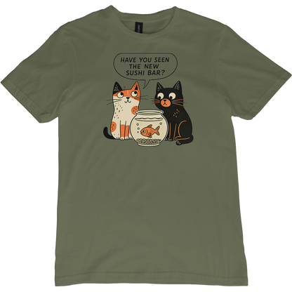 Have You Seen The New Sushi Bar Cat T-Shirt