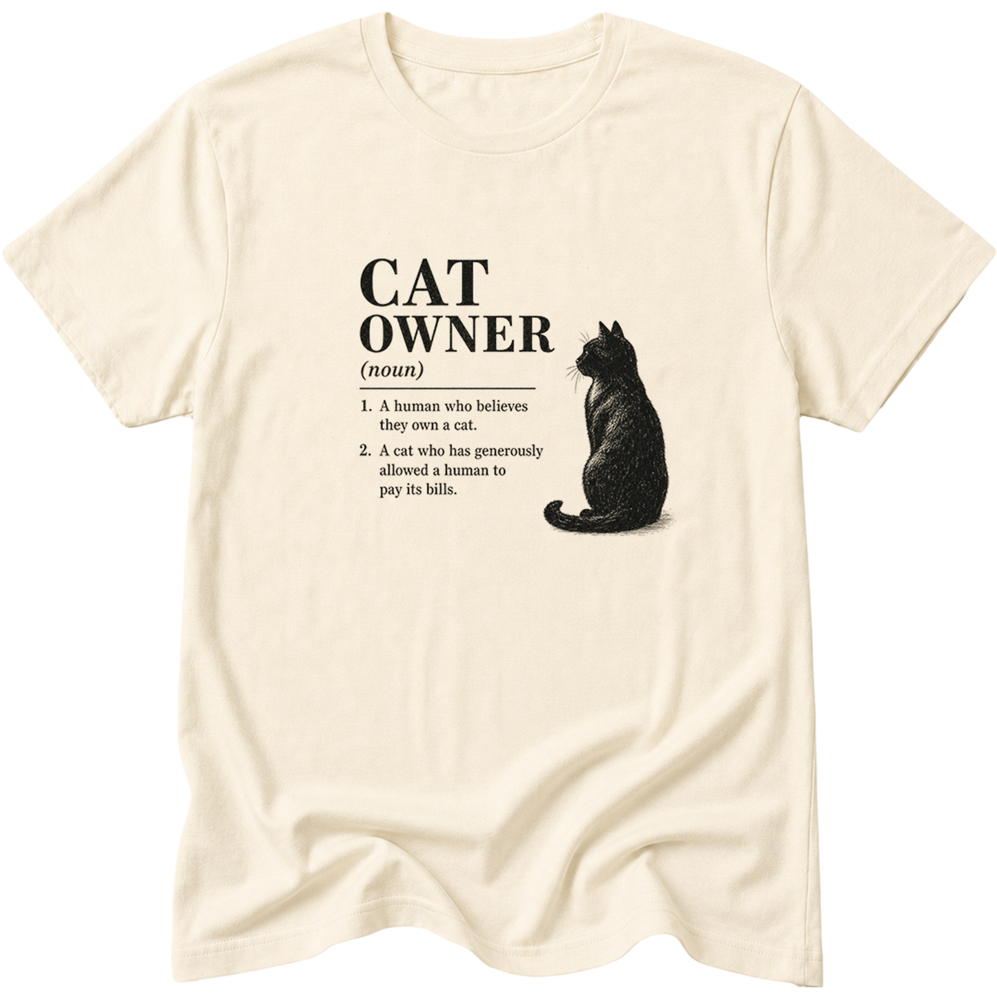Cat Owner Dictionary Definition T-Shirt