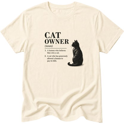 Cat Owner Dictionary Definition T-Shirt