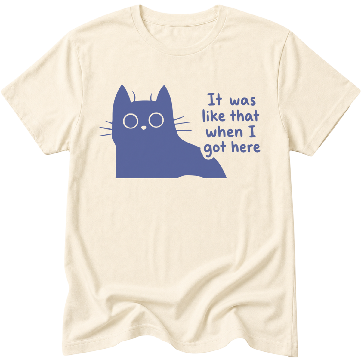 It Was Like That Cat T-Shirt