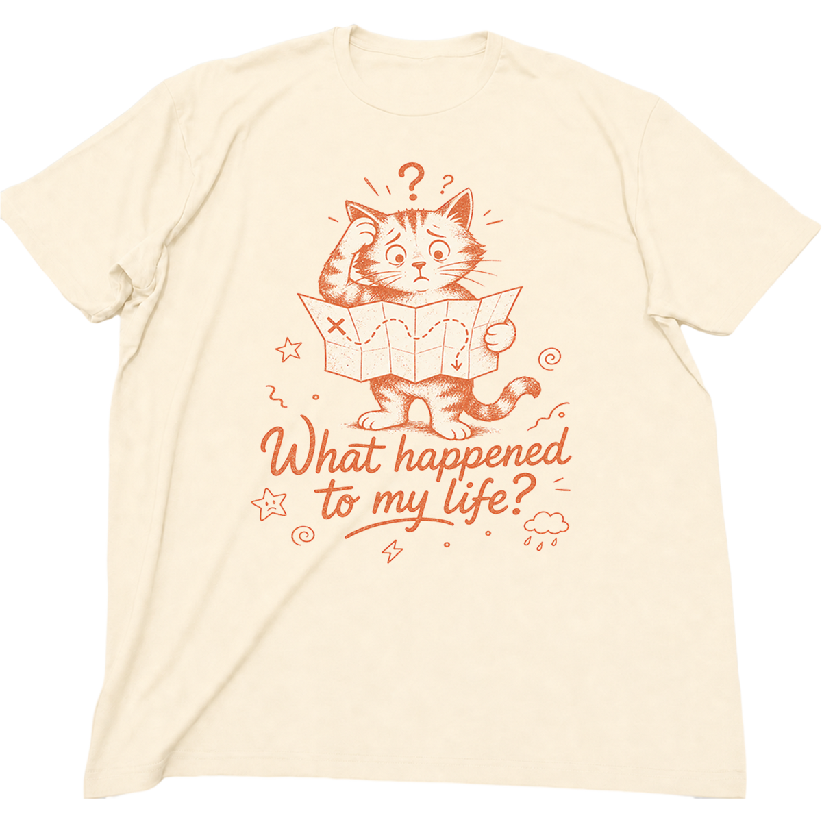 What Happened To My Life Cat T-Shirt