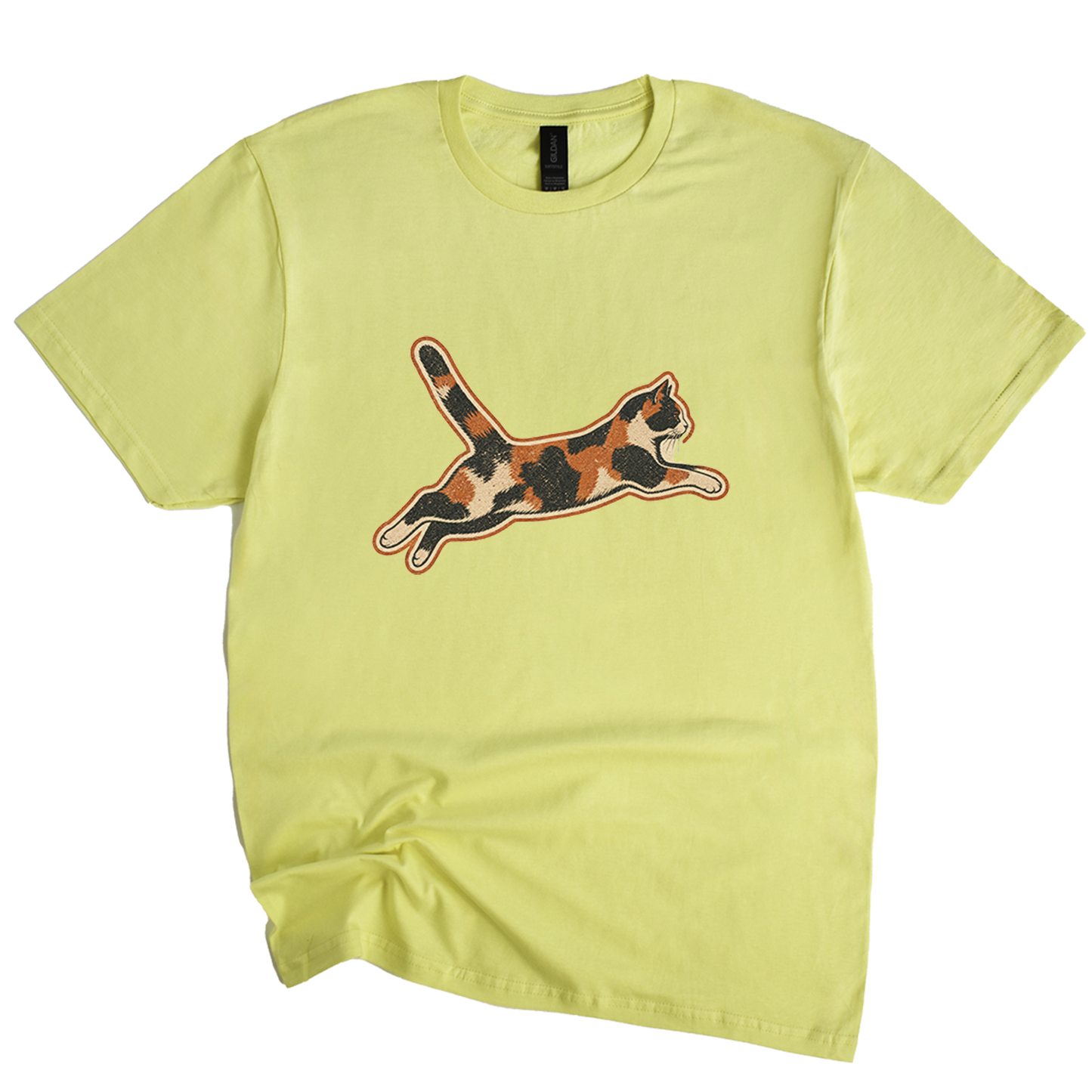Calico Chaos Agent Cat T-shirt