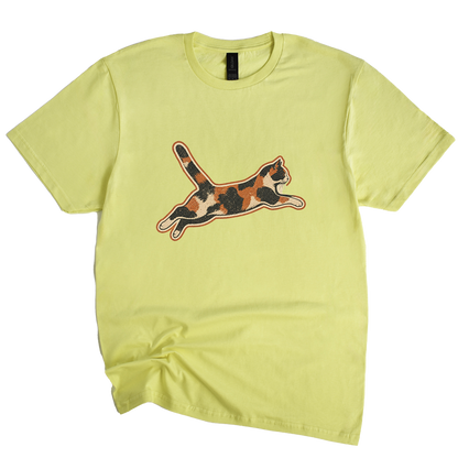 Calico Chaos Agent Cat T-shirt