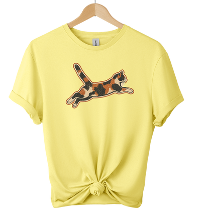 Calico Chaos Agent Cat T-shirt