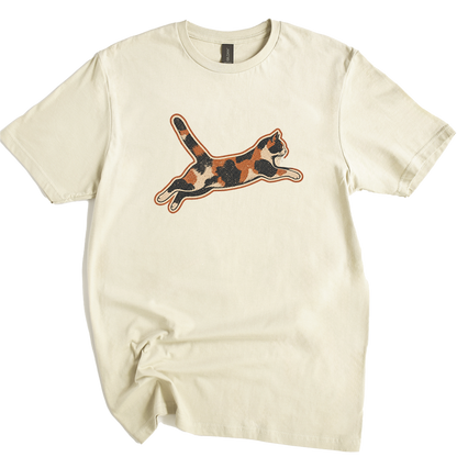 Calico Chaos Agent Cat T-shirt