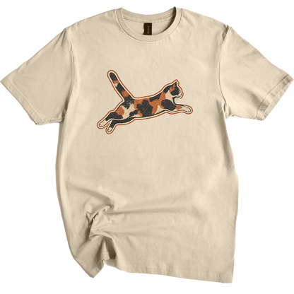 Calico Chaos Agent Cat T-shirt