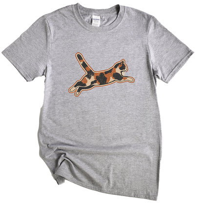 Calico Chaos Agent Cat T-shirt